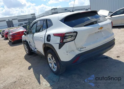 2025 Chevrolet Trax Fwd Ls из США, поврежденный, VIN KL77LFEP5SC231280